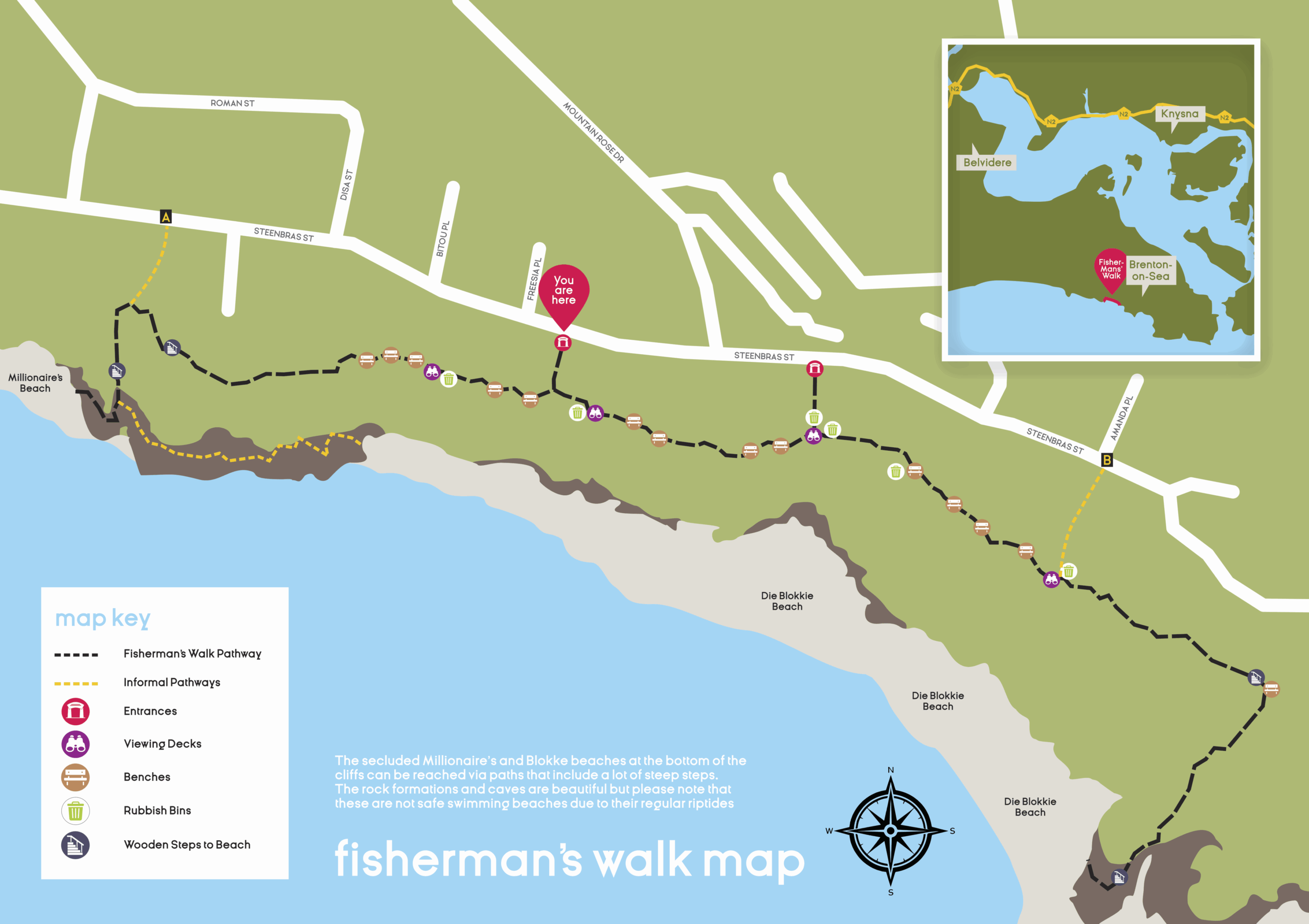 Brenton Rate Payers Association_Fishermans Walk Map
